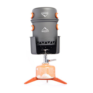Experience Nature Like Never Before with the Widesea Outdoor Heat-Collecting Camping Cookware Set