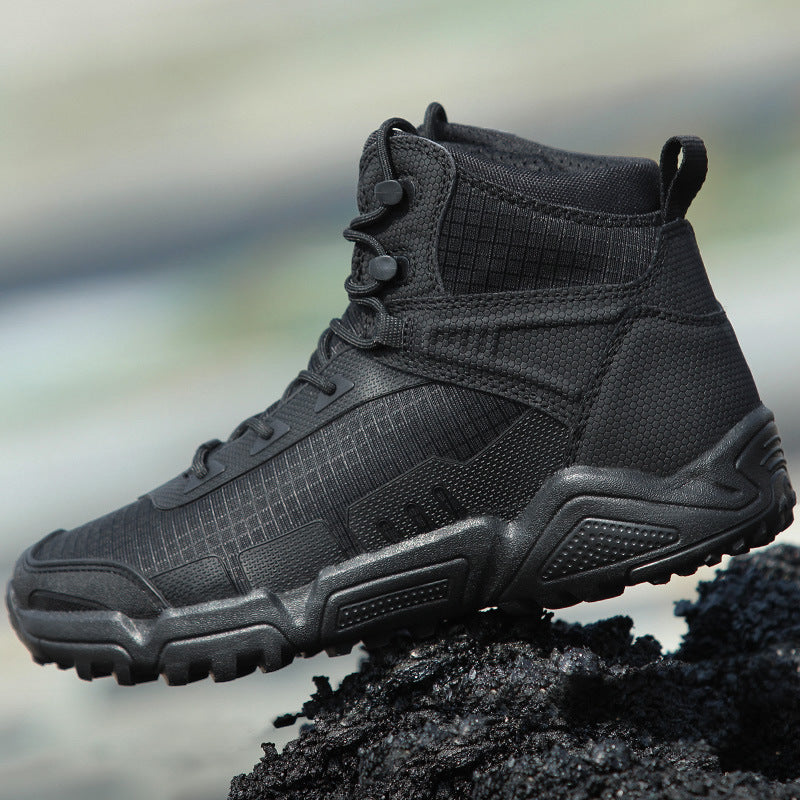 Men’s Ultralight Mid-Top Desert Tactical Combat Hiking Boots