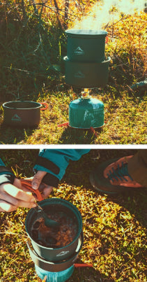 Widesea Outdoor Heat-Collecting Camping Cookware Set