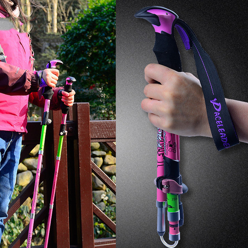 Carbon Fiber Folding Trekking Pole