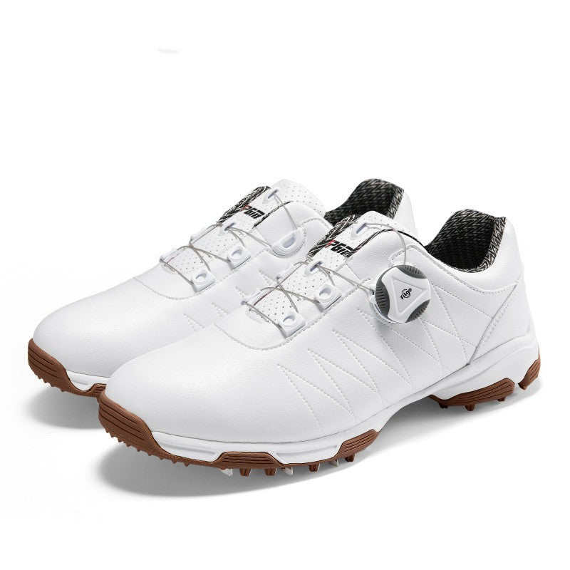 Women’s Waterproof Anti-Slip Golf Sneakers Spin Button Shoes