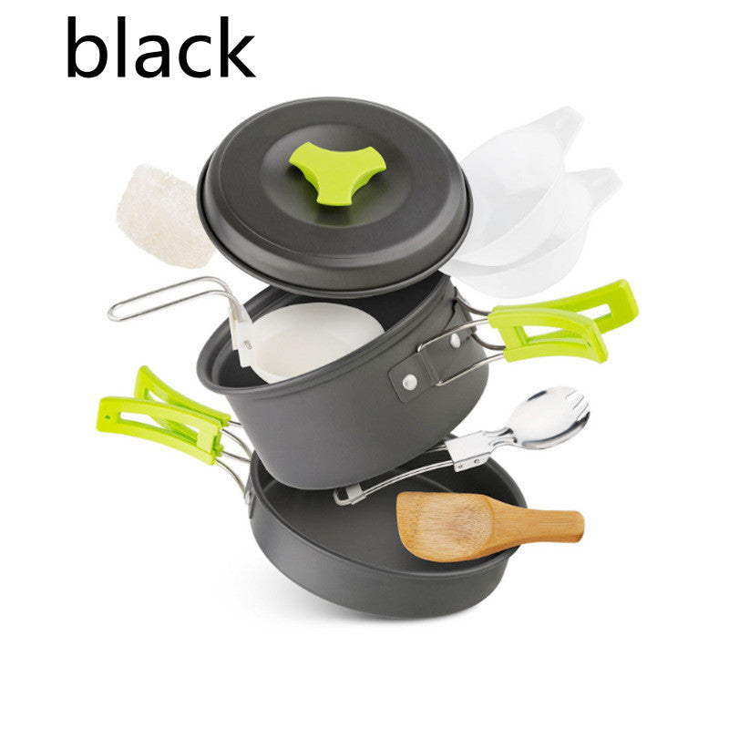 Compact Camping Cookware Set For 1-2 People