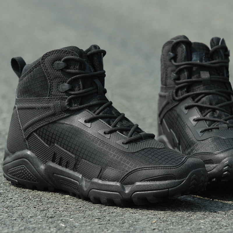 Men’s Ultralight Mid-Top Desert Tactical Combat Hiking Boots