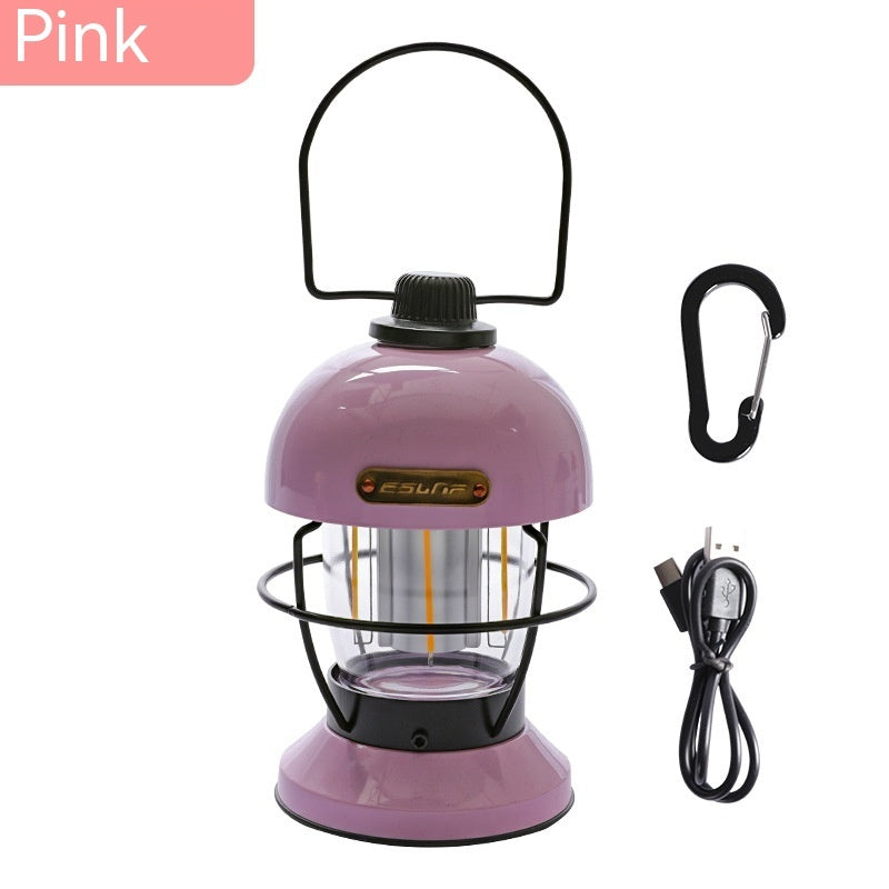 Outdoor USB Charging Camping Lantern Light