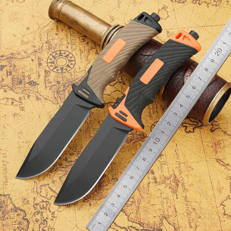 Outdoor High Hardness Tactical Straight Knife Self Defense Knife