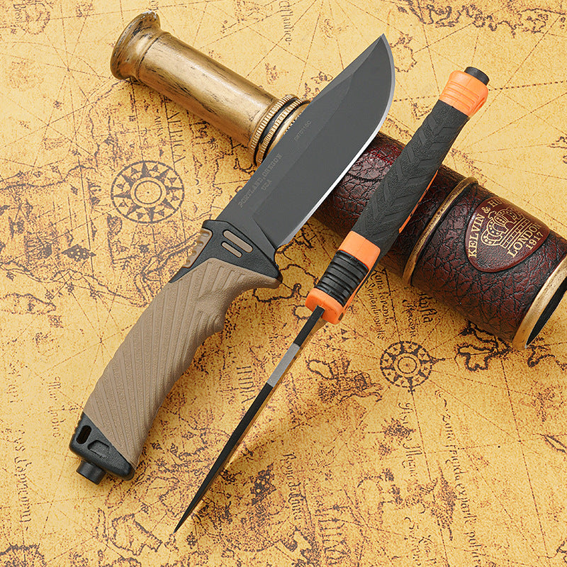 Outdoor High Hardness Tactical Straight Knife Self Defense Knife