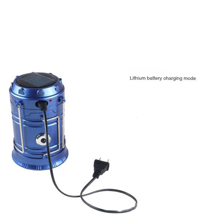 Solar Charging Telescopic Multifunction Camping Lantern