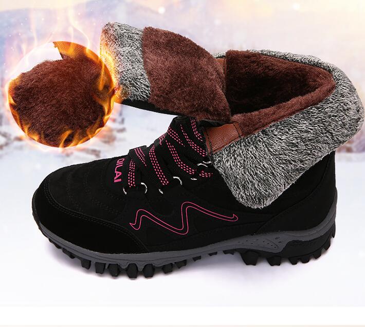 Women’s Winter Snow Boots Warm Velvet Hiking Ski Travel Shoes