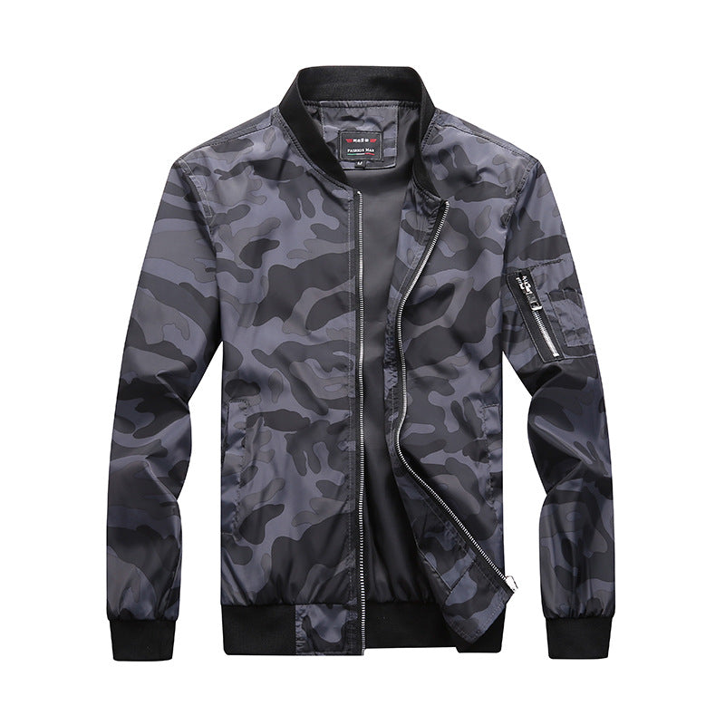 Men’s Camouflage Bomber Jacket