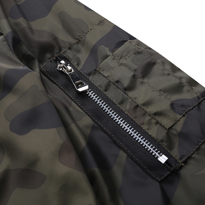 Men’s Camouflage Bomber Jacket