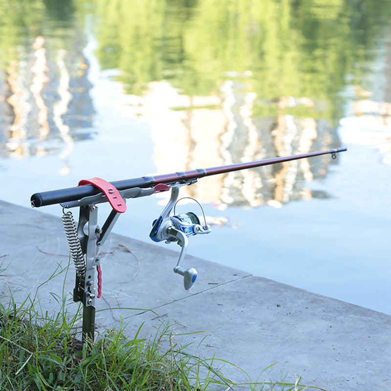Steel Fishing Rod Holder Bracket Anti-Rust Tackle Stand