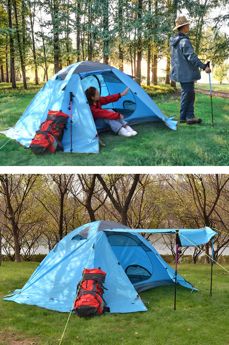 Desert Fox Outdoor Double Aluminum Camping Tent Portable
