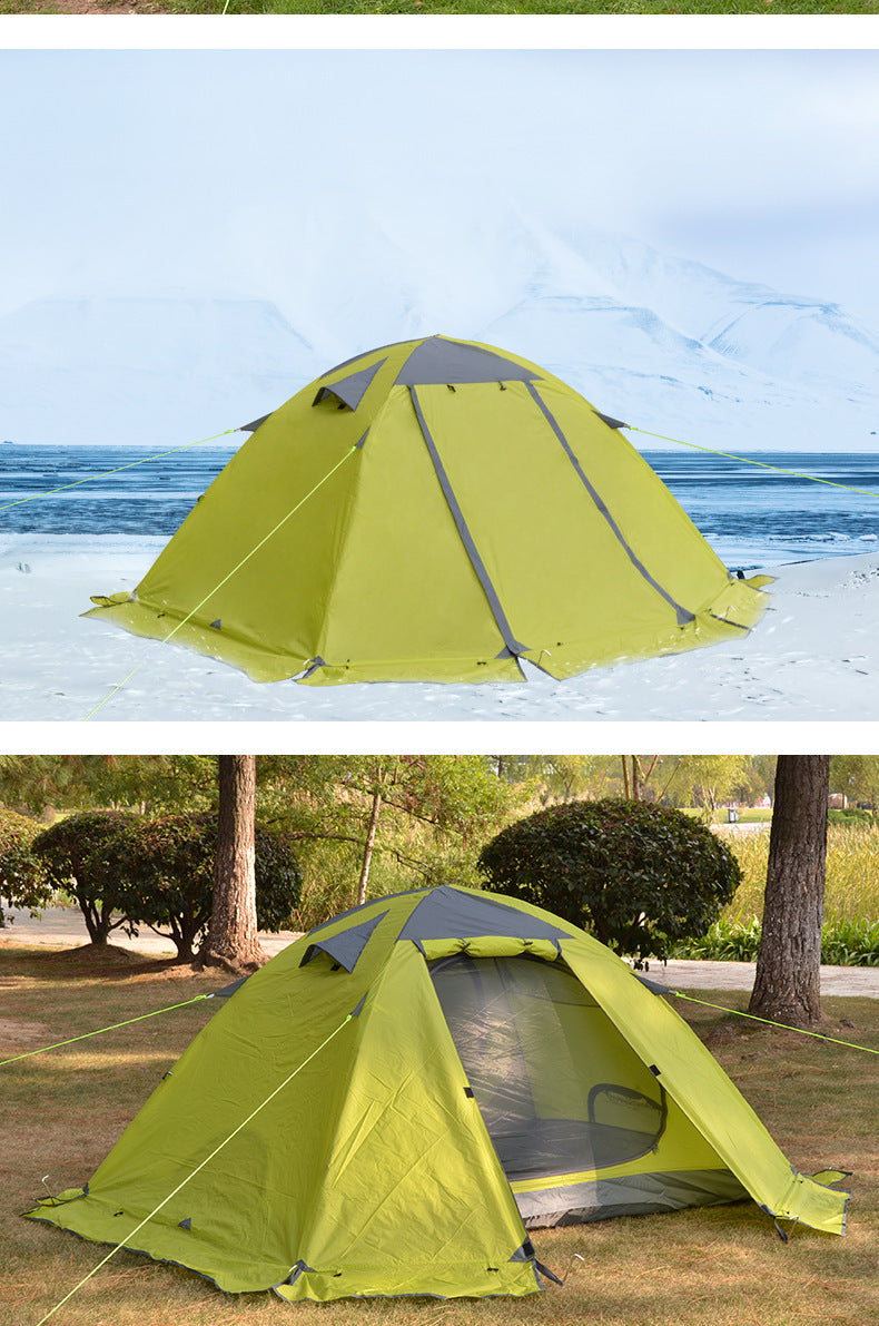Desert Fox Outdoor Double Aluminum Camping Tent Portable