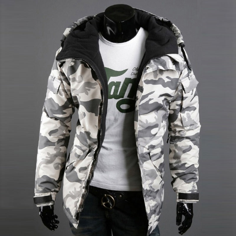 British Camouflage Hooded Jacket Men