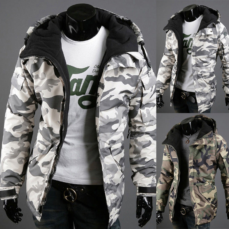 British Camouflage Hooded Jacket Men