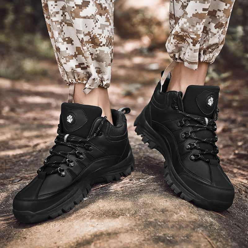 Fashion Military Hiking Boots Non-Slip Wear-Resistant Outdoor Shoes