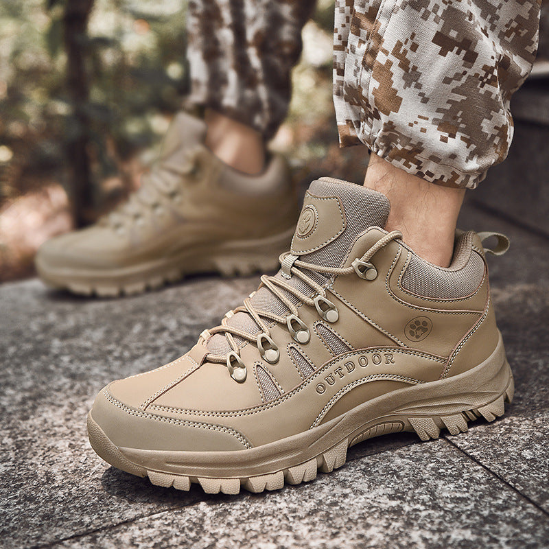 Fashion Military Hiking Boots Non-Slip Wear-Resistant Outdoor Shoes