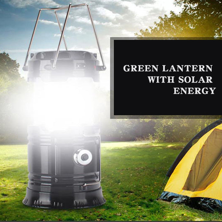 Solar Charging Telescopic Multifunction Camping Lantern