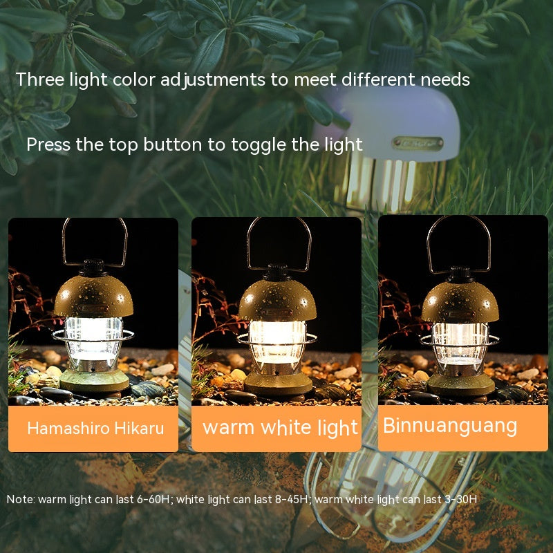 Outdoor USB Charging Camping Lantern Light