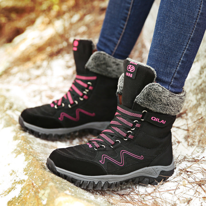 Women’s Winter Snow Boots Warm Velvet Hiking Ski Travel Shoes
