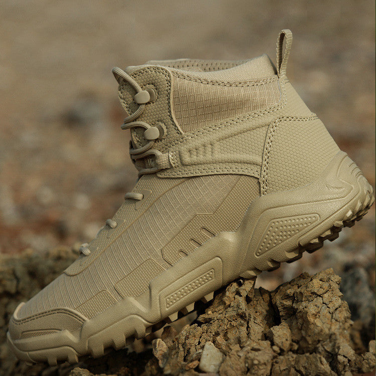 Men’s Ultralight Mid-Top Desert Tactical Combat Hiking Boots