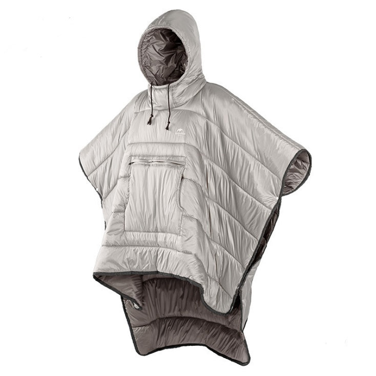 Portable Camping Quilt Wearable Sleeping Bag Cloak