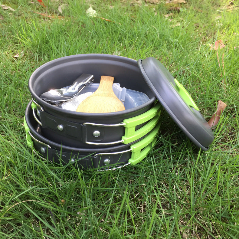 Compact Camping Cookware Set For 1-2 People