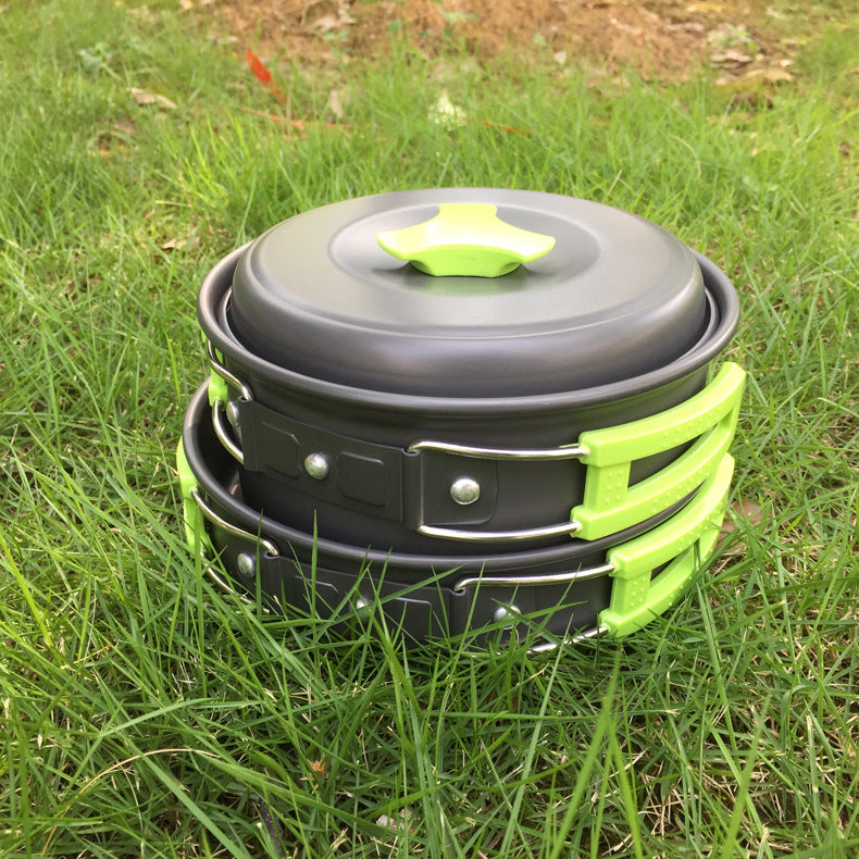Compact Camping Cookware Set For 1-2 People