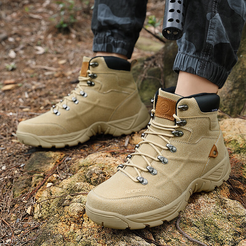 Men’s Mid-Top Autumn Winter Plus Size Hiking Boots