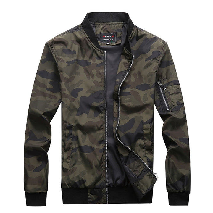 Men’s Camouflage Bomber Jacket