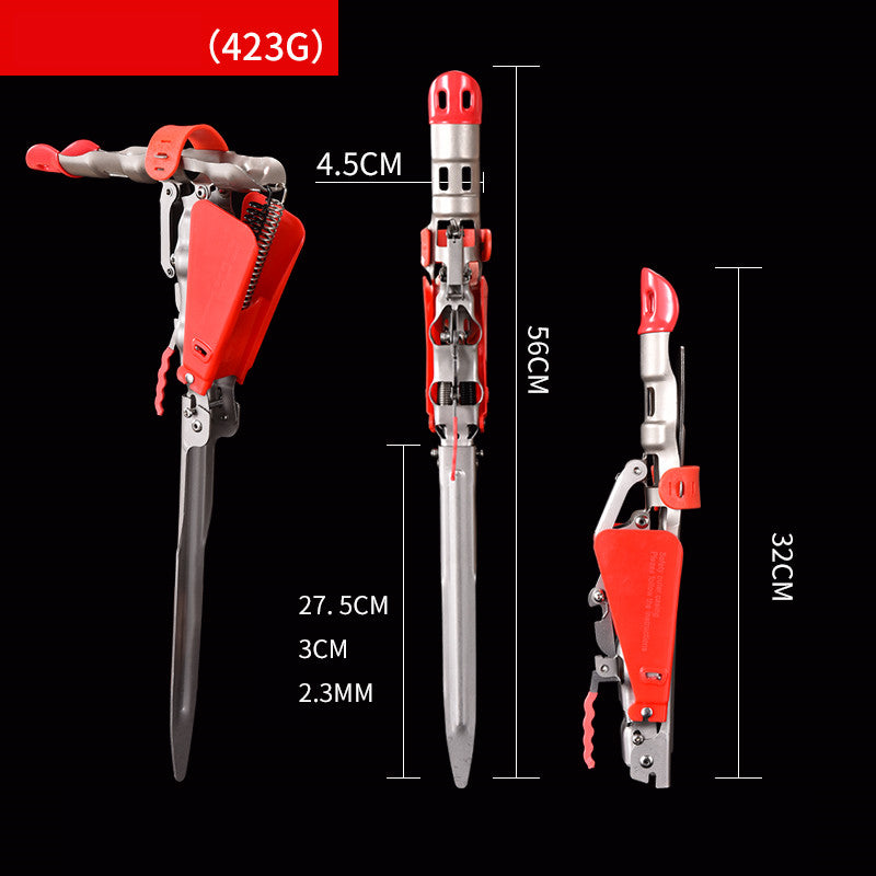 Automatic Stainless Steel Fishing Rod Holder Adjustable Folding Bracket