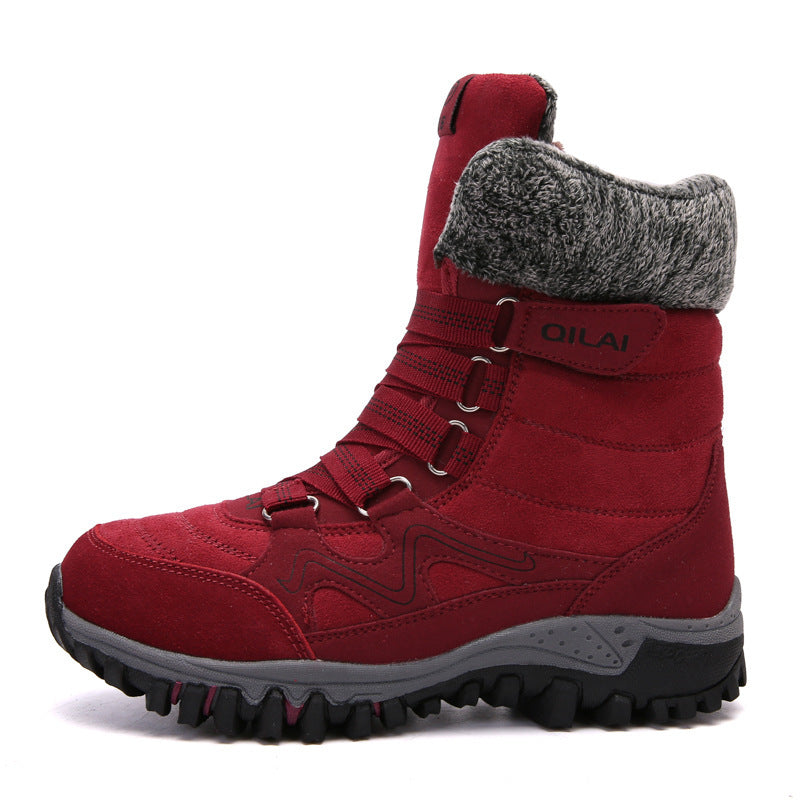 Women’s Winter Snow Boots Warm Velvet Hiking Ski Travel Shoes