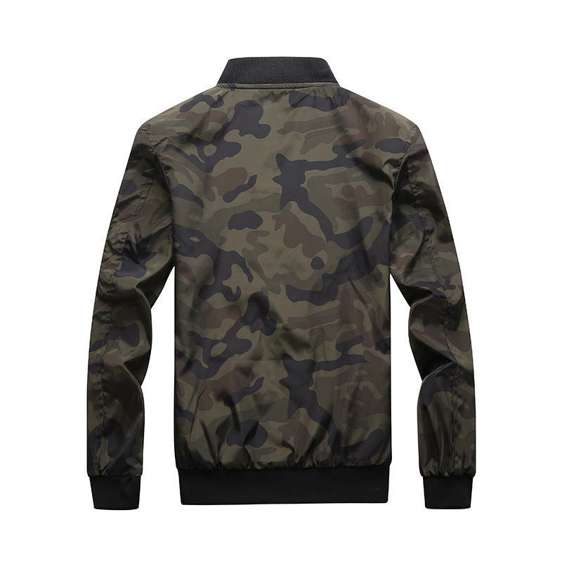Men’s Camouflage Bomber Jacket