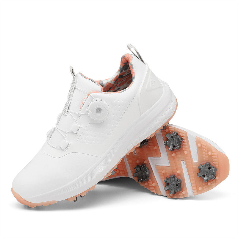 Waterproof Spiked Golf Shoes Couple Track Shoes