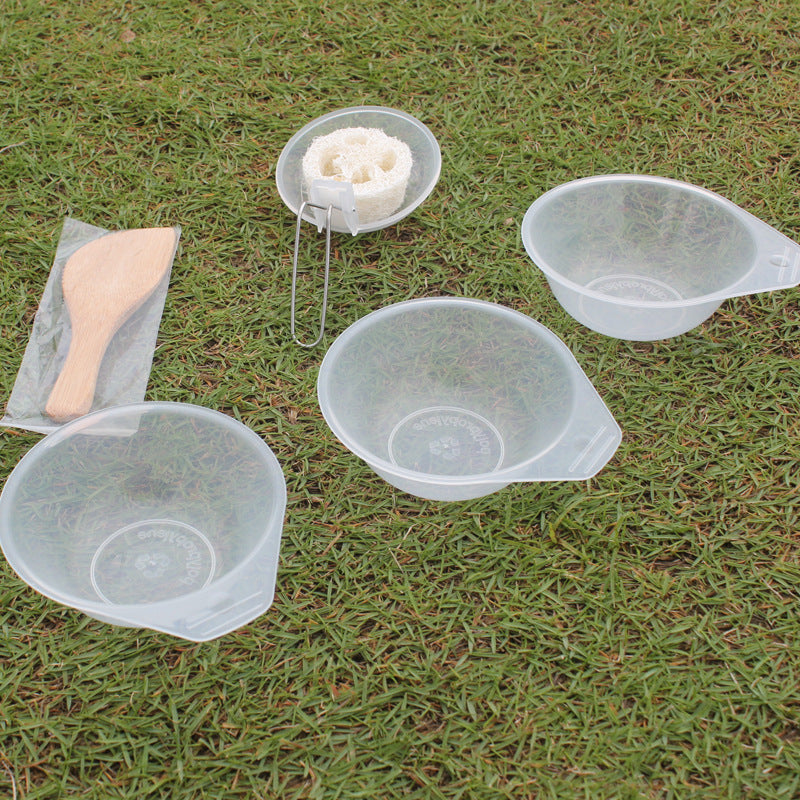 Portable Camping Cookware Set Non-Stick Pan Pot Bowl Set