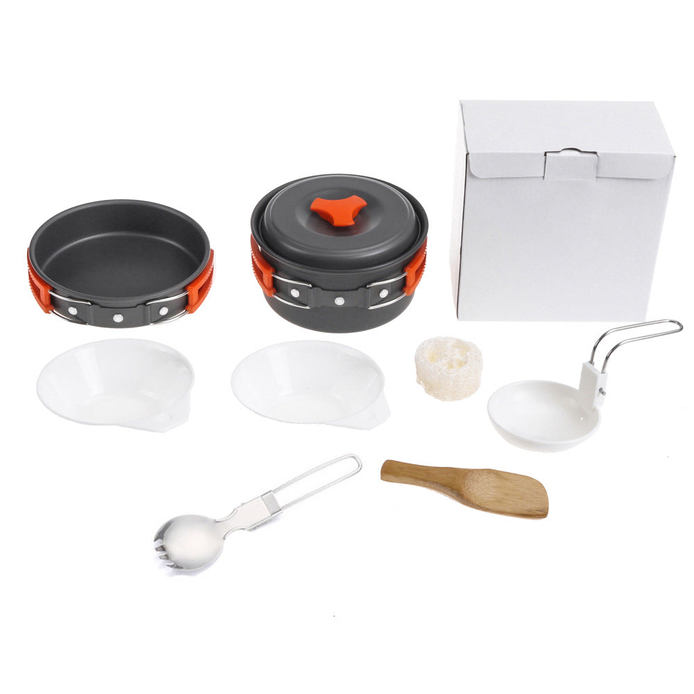 Compact Camping Cookware Set For 1-2 People