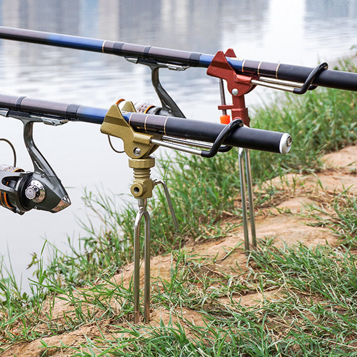 Automatic Stainless Steel Fishing Rod Holder Adjustable Folding Bracket