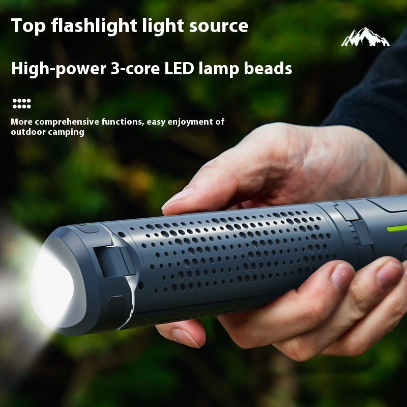 Rechargeable Three Leaf Bracket Camping Lantern