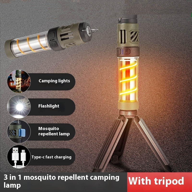 Mosquito Killing Camping Lantern Rechargeable Torch