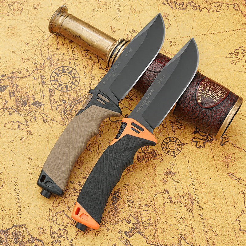 Outdoor High Hardness Tactical Straight Knife Self Defense Knife