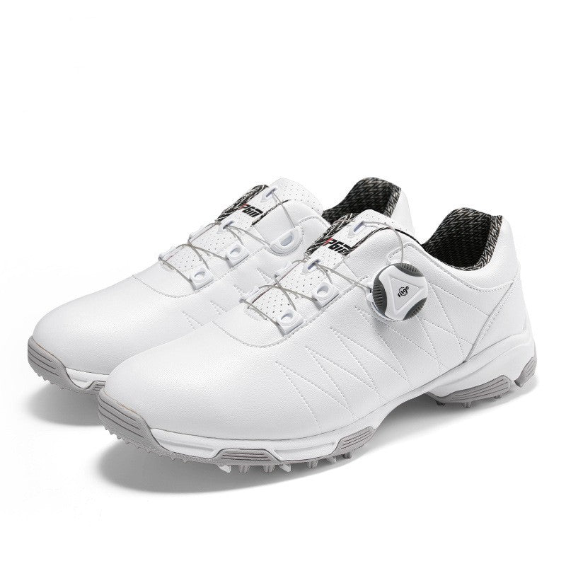 Women’s Waterproof Anti-Slip Golf Sneakers Spin Button Shoes