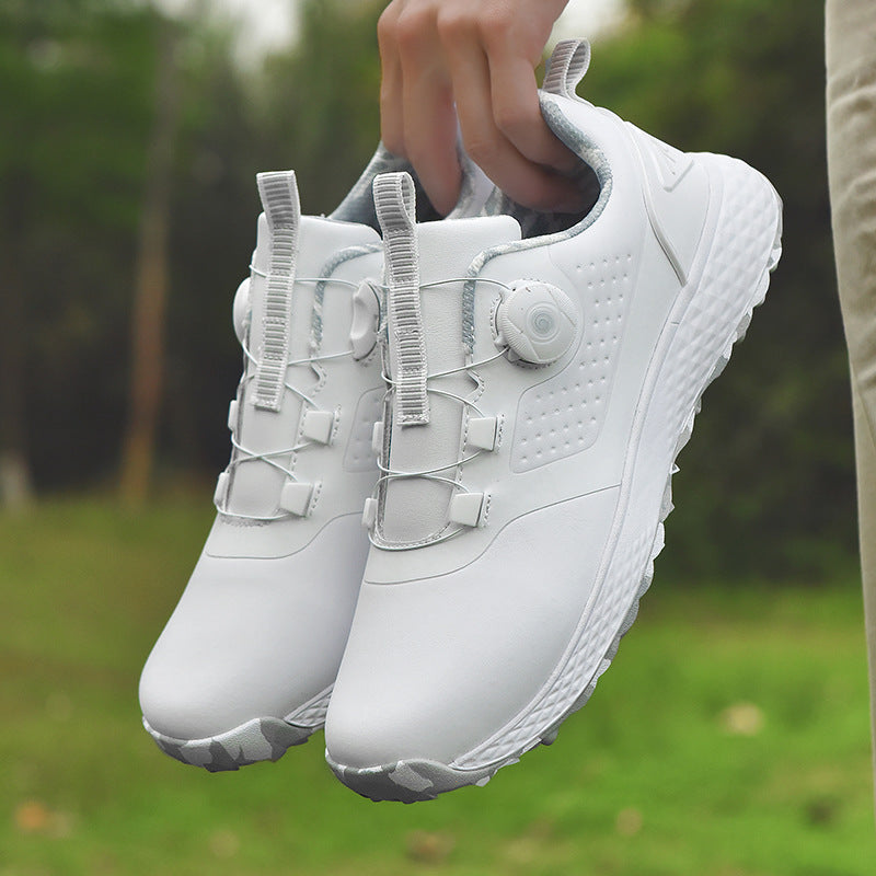 Waterproof Spiked Golf Shoes Couple Track Shoes