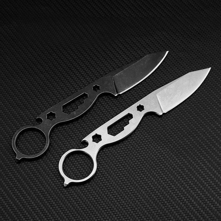 Wilderness Survival Straight Pocket Hunting Knife Compact Tool