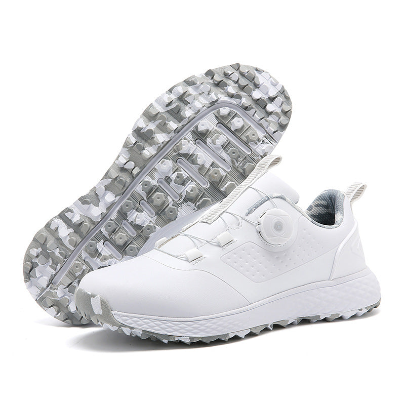 Waterproof Spiked Golf Shoes Couple Track Shoes
