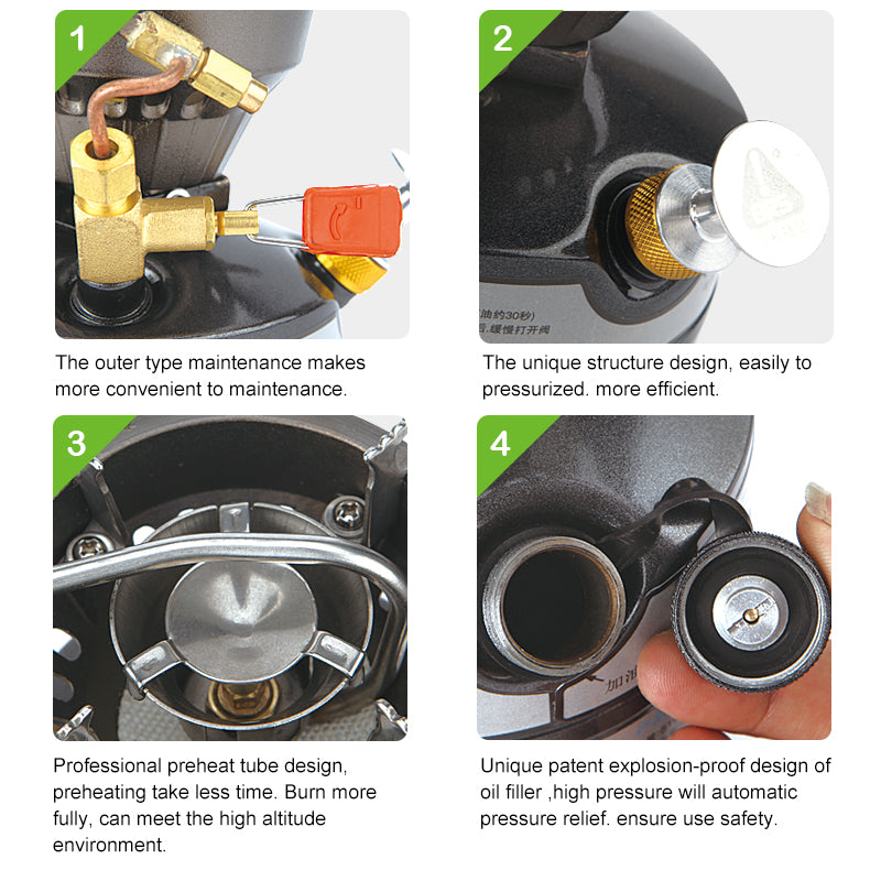 Heavy Duty Field Oil Stove Camping Mountaineering Outdoor Stove