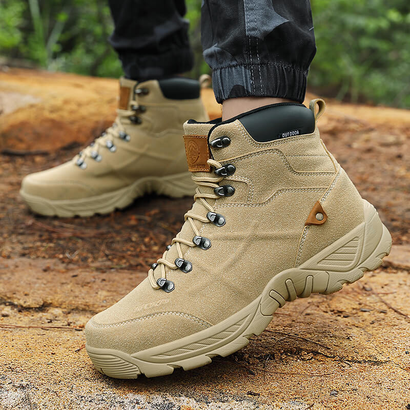 Men’s Mid-Top Autumn Winter Plus Size Hiking Boots