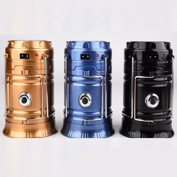 Solar Charging Telescopic Multifunction Camping Lantern