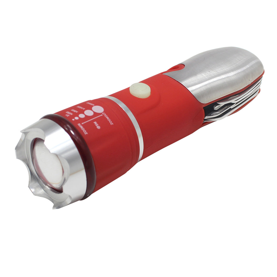 Multifunctional LED Camping Flashlight Escape Hammer