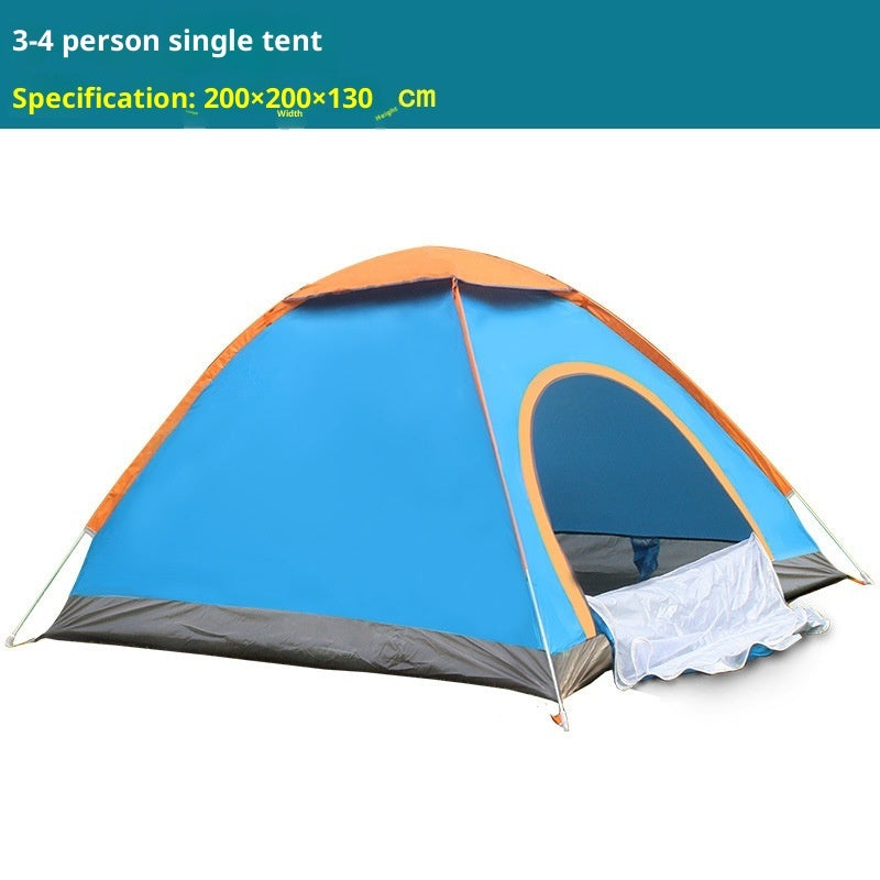 Automatic Outdoor Camping Tent Single Double Door