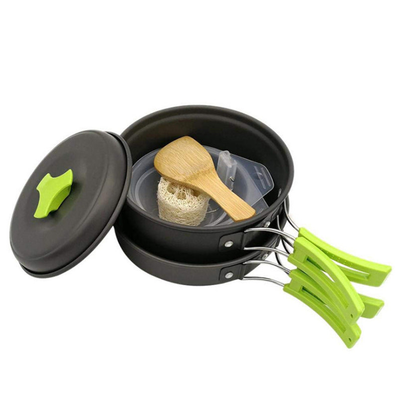 Compact Camping Cookware Set For 1-2 People